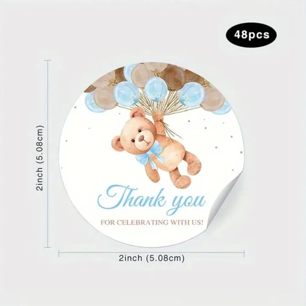 NEW 48PC THANK YOU STICKER